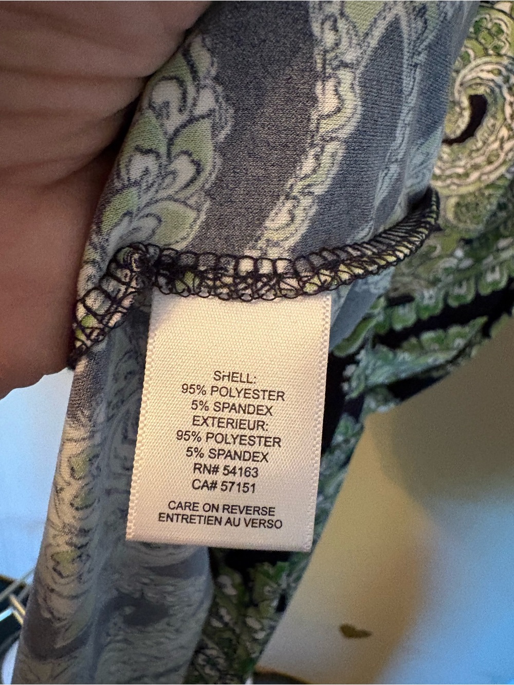 Tommy Hilfiger Navy and Green Paisley Tie-Waist Midi Dress - Picture 8 of 12